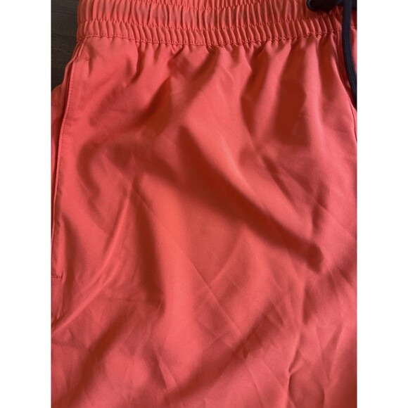 Reebok Men's Regular-Fit Moisture-Wicking 9" Woven Drawstring Shorts Orange XL - Picture 2 of 4